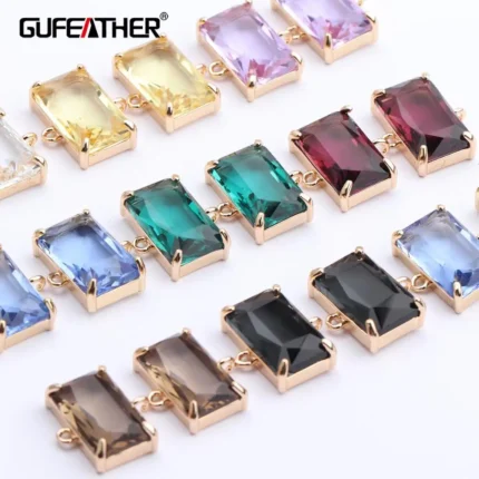 GUFEATHER M430,jewelry accessories,glass pendant,copper,jewelry findings,hand made,charms,diy earring pendants,10pcs/lot - AliExpress 36