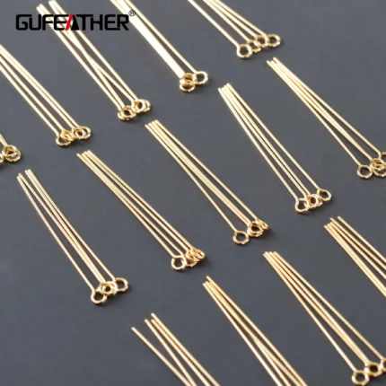 GUFEATHER,20g/lot,M549,jewelry accessories,needle,18k gold plated,copper,pass REACH,nickel free,diy accessories,jewelry making - AliExpress 36