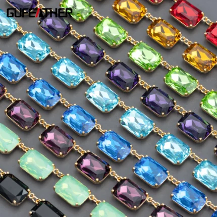 GUFEATHER MA85,jewelry accessories,nickel free,18k gold plated,copper,glass,charms,jewelry making,diy chain pendants,6pcs/lot - AliExpress 36