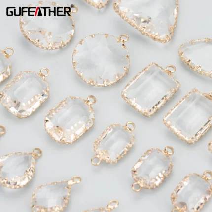 GUFEATHER,10pcs/lot,M286,jewelry accessories,accessory parts,copper,glass,hand made,jewelry findings,charms,diy pendants - AliExpress 36