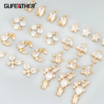 GUFEATHER MC12,jewelry accessories,18k gold rhodium plated,nickel free,jewelry findings,diy pendants,jewelry making,6pcs/lot - AliExpress 36