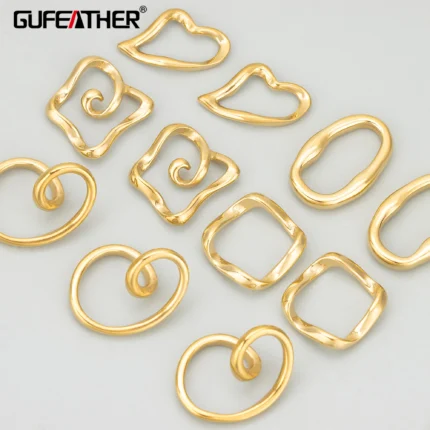 GUFEATHER MF08,jewelry accessories,316L stainless steel,nickel free,hand made,charms,jewelry making,diy pendants,4pcs/lot - AliExpress 36