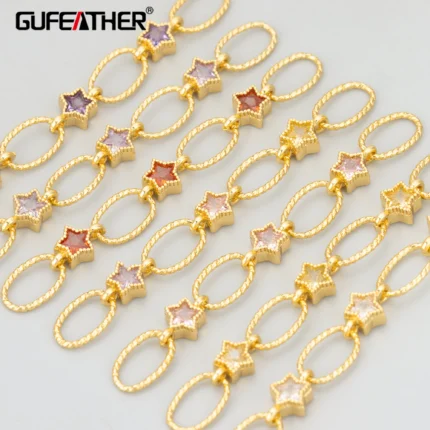 GUFEATHER,4pcs/lot,MH13,jewelry accessories,18k gold plated,copper,zircon,hand made,charms,jewelry making,connector,diy pendants - AliExpress 36